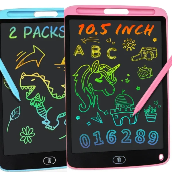 Pack of 2 EraseWrite Large 10.5 Inch Writing Tablet Doodle Board