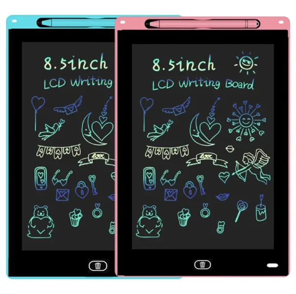 Pack of 2 EraseWrite Large 8.5 Inch Writing Tablet Doodle Board